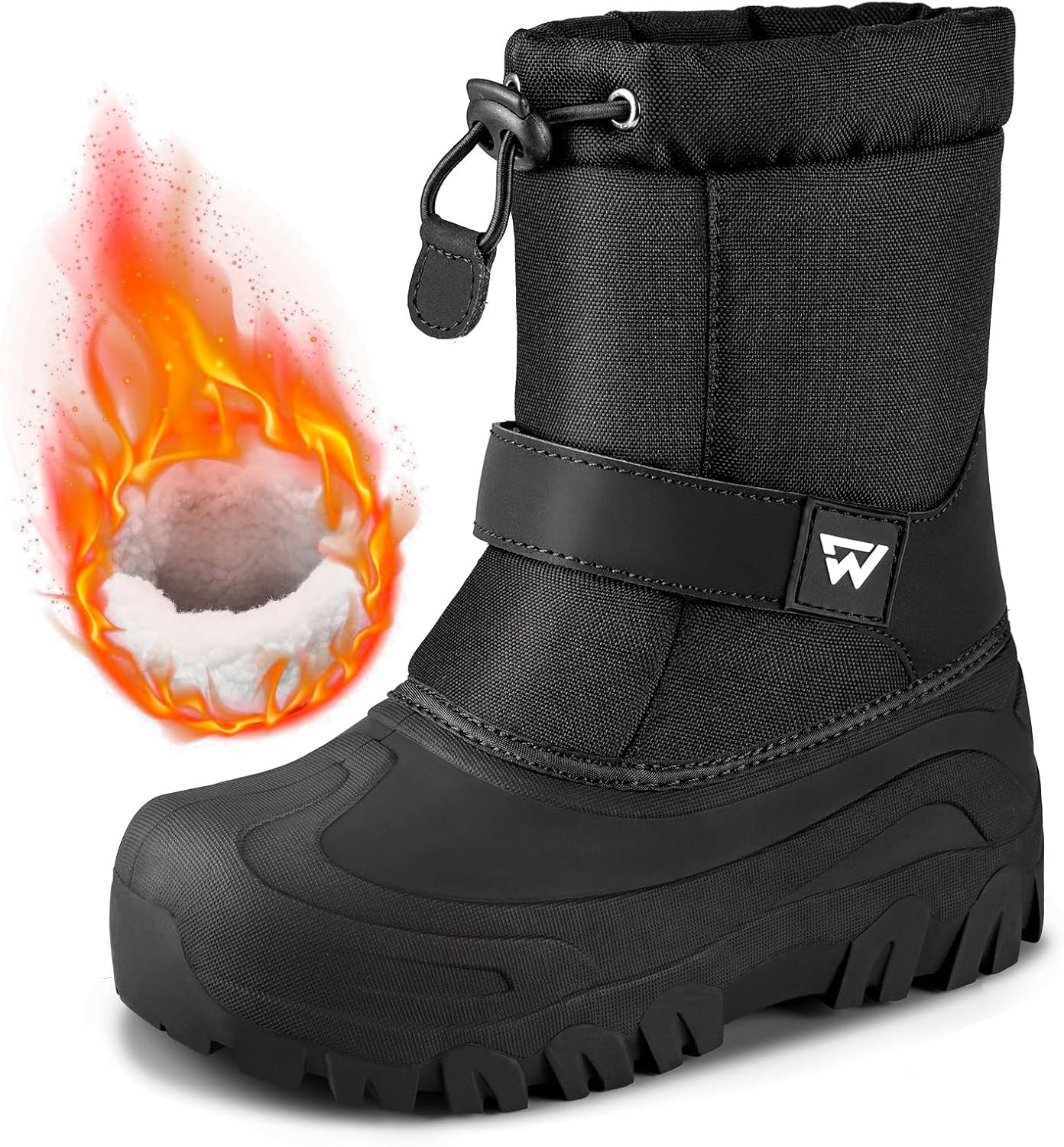 Детские зимние ботинки LACKWAR, теплые водонепроницаемые, для мальчиков, зимние ботинки, противоскользящие, уличные, для мальчиков и девочек, черный
Детские зимние ботинки LACKWAR, теплые водонепроницаемые, для мальчиков, зимние ботинки, противоскользящие, уличные, для мальчиков и девочек, черный