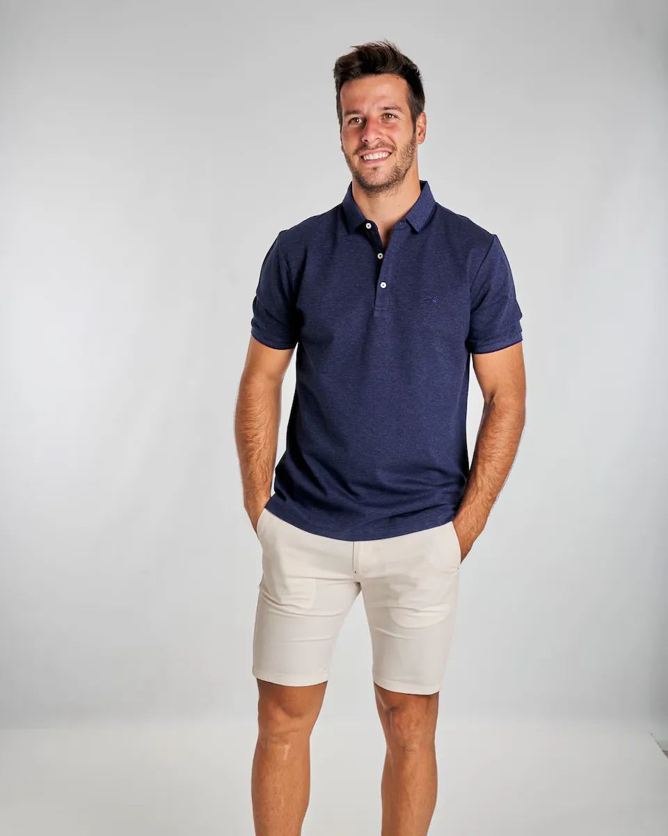 Мужская рубашка-поло из пике темно-синего цвета с вышитым логотипом-флажком и короткими рукавами Spagnolo, темно-синий
Мужская рубашка-поло из пике темно-синего цвета с вышитым логотипом-флажком и короткими рукавами Spagnolo, темно-синий