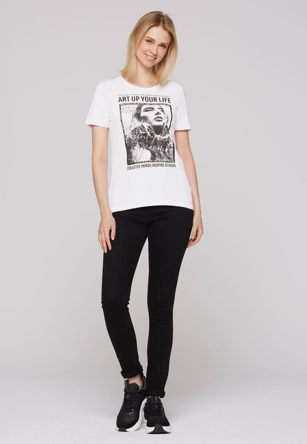 Футболка с принтом Soccx, белый
Футболка с принтом Soccx, белый