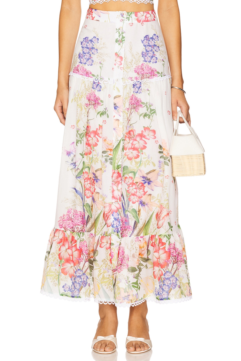 Длинная юбка Ann Charo Ruiz Ibiza, white botanic
Длинная юбка Ann Charo Ruiz Ibiza, white botanic