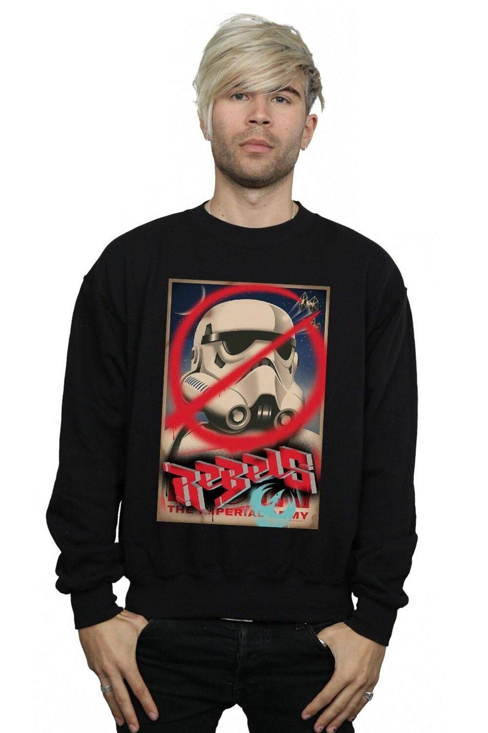 Толстовка с плакатом Rebels Star Wars, черный 
Толстовка с плакатом Rebels Star Wars, черный