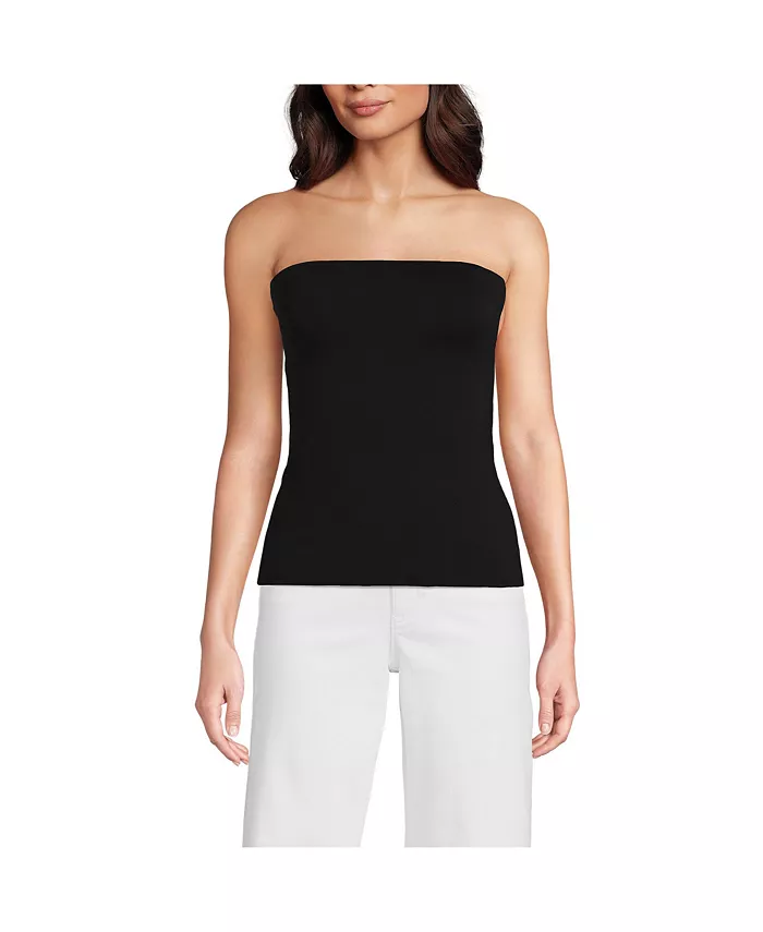 Женский облегающий топ-трубка Lands' End, черный
Женский облегающий топ-трубка Lands' End, черный