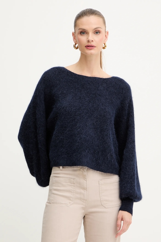 Свитер из смесовой шерсти Marella, темно-синий
Свитер из смесовой шерсти Marella, темно-синий