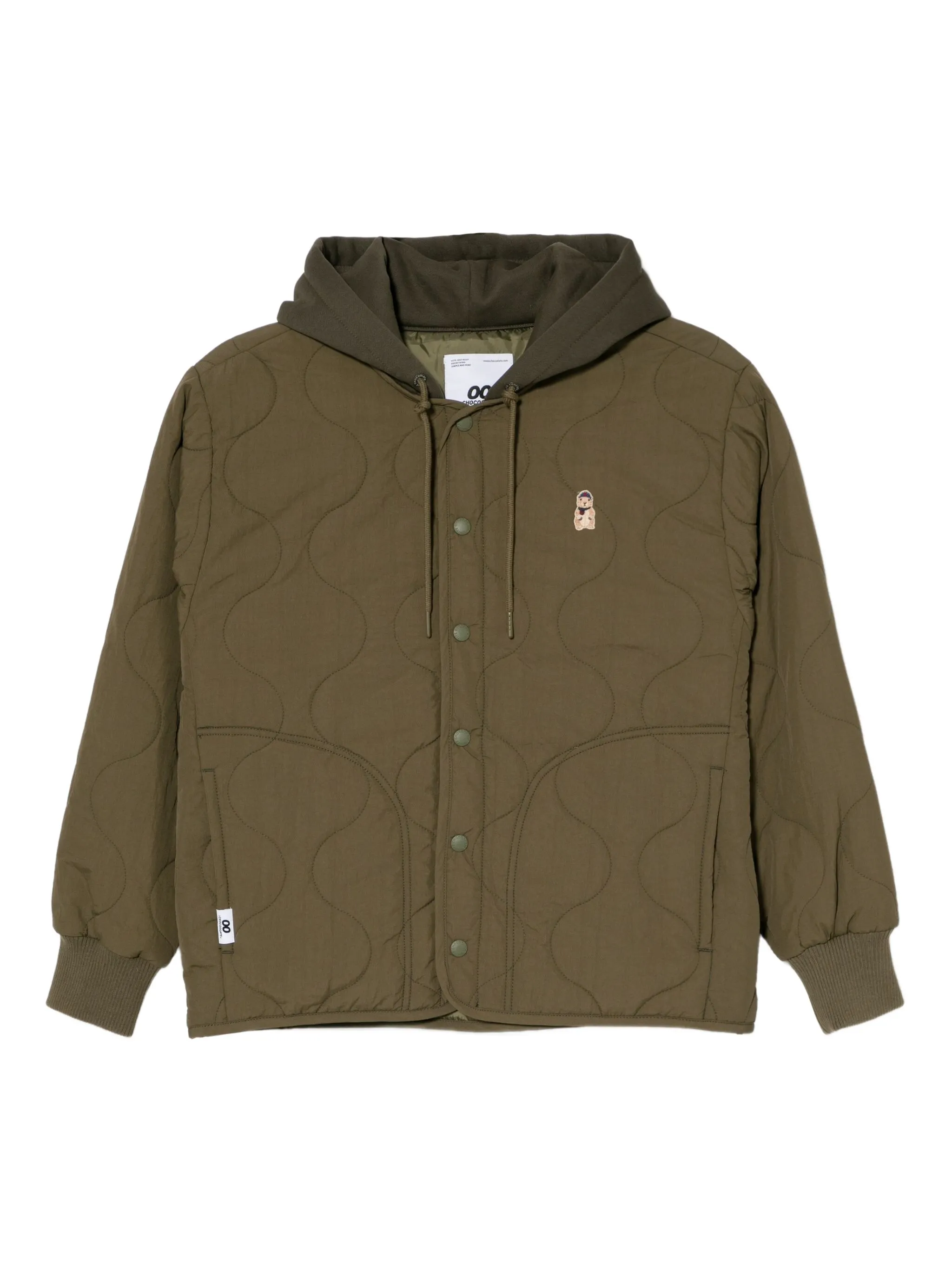 Куртка с вышивкой Chocoolate, зеленый
Куртка с вышивкой Chocoolate, зеленый