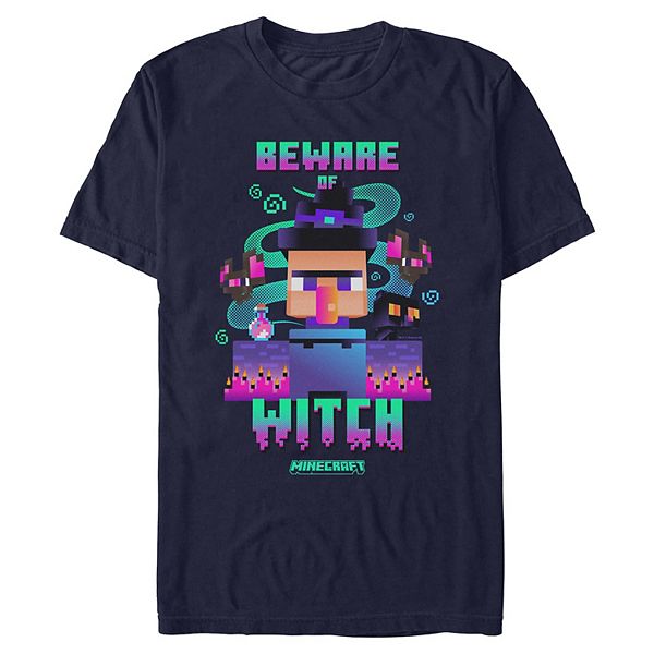 Мужская футболка с принтом "Beware of Witch" Minecraft
Мужская футболка с принтом "Beware of Witch" Minecraft