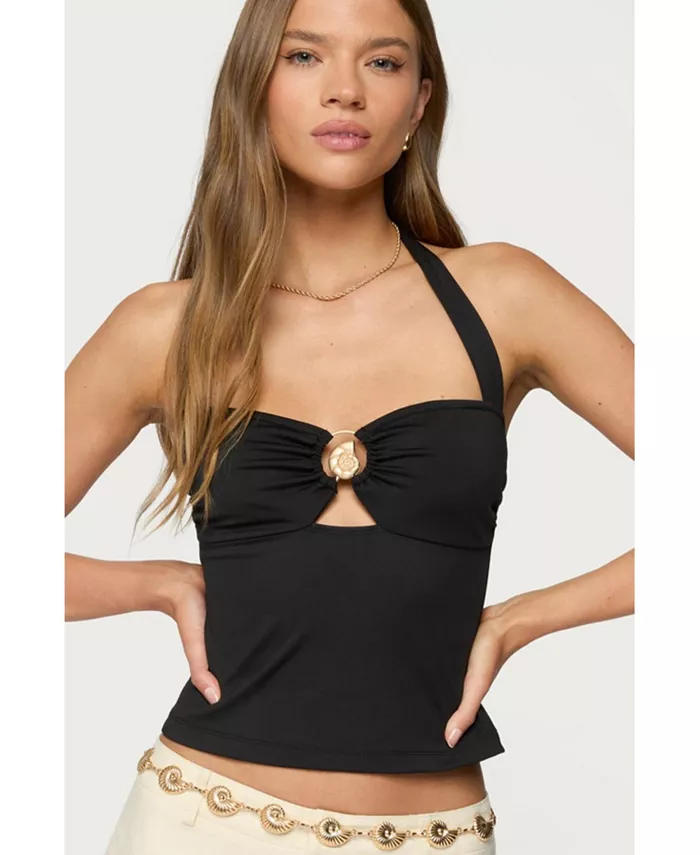 Женский топ Delcy с вырезом на шее Edikted, черный
Женский топ Delcy с вырезом на шее Edikted, черный