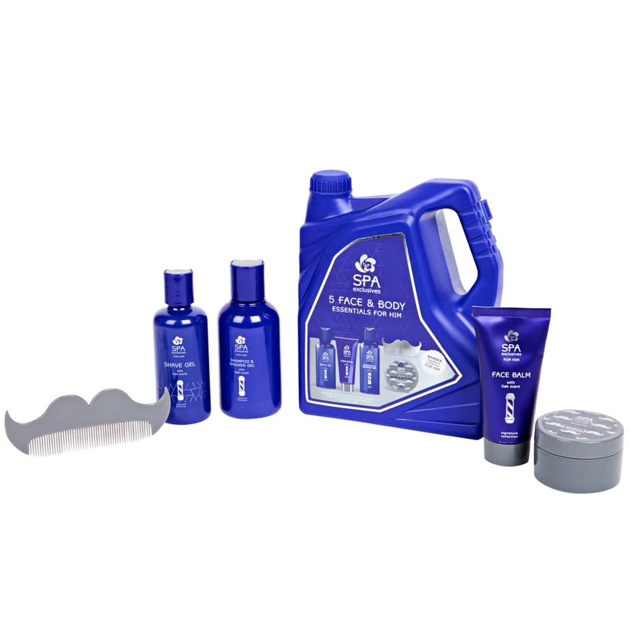 Набор мужской косметики для бритья, парикмахера, бани, канистра Мужская косметика Spa Exclusives
Набор мужской косметики для бритья, парикмахера, бани, канистра Мужская косметика Spa Exclusives