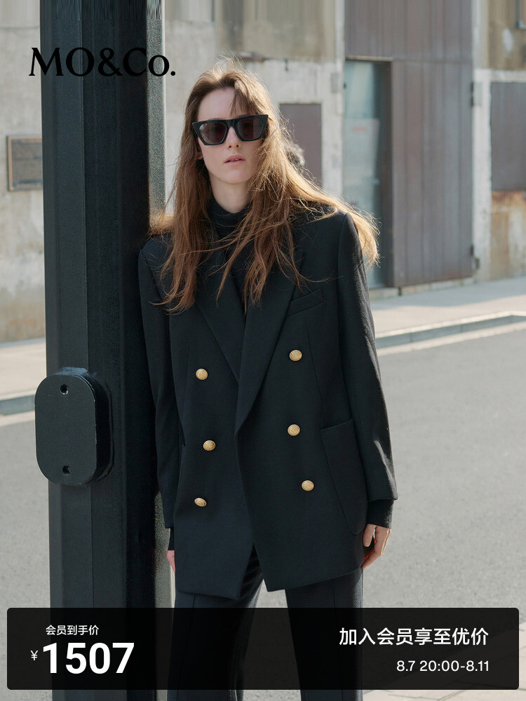 Блейзер Moco Moanko с золотыми пуговицами, темно-серый
Блейзер Moco Moanko с золотыми пуговицами, темно-серый