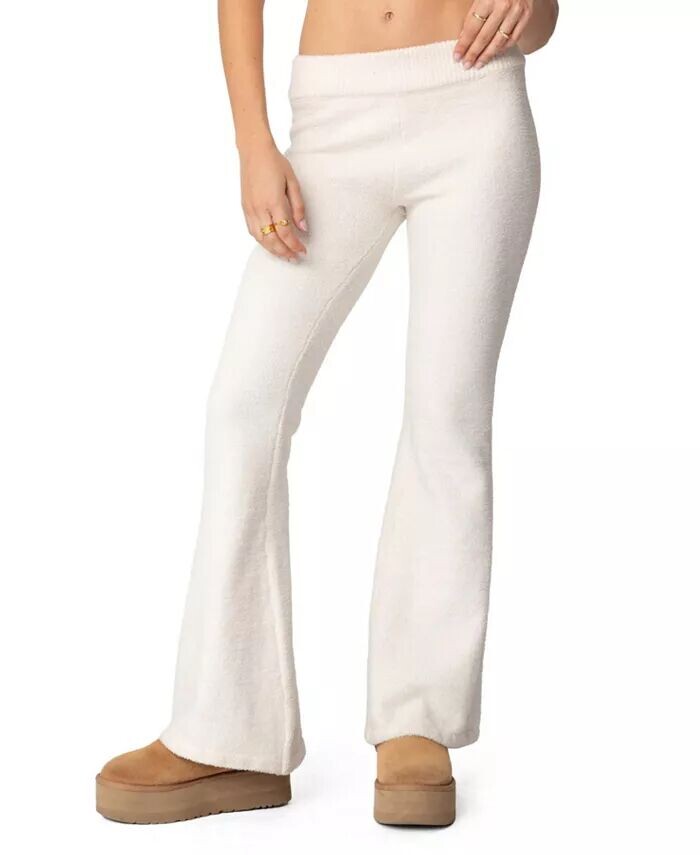 Женские плюшевые расклешенные брюки Edikted, коричневый/бежевый
Женские плюшевые расклешенные брюки Edikted, коричневый/бежевый