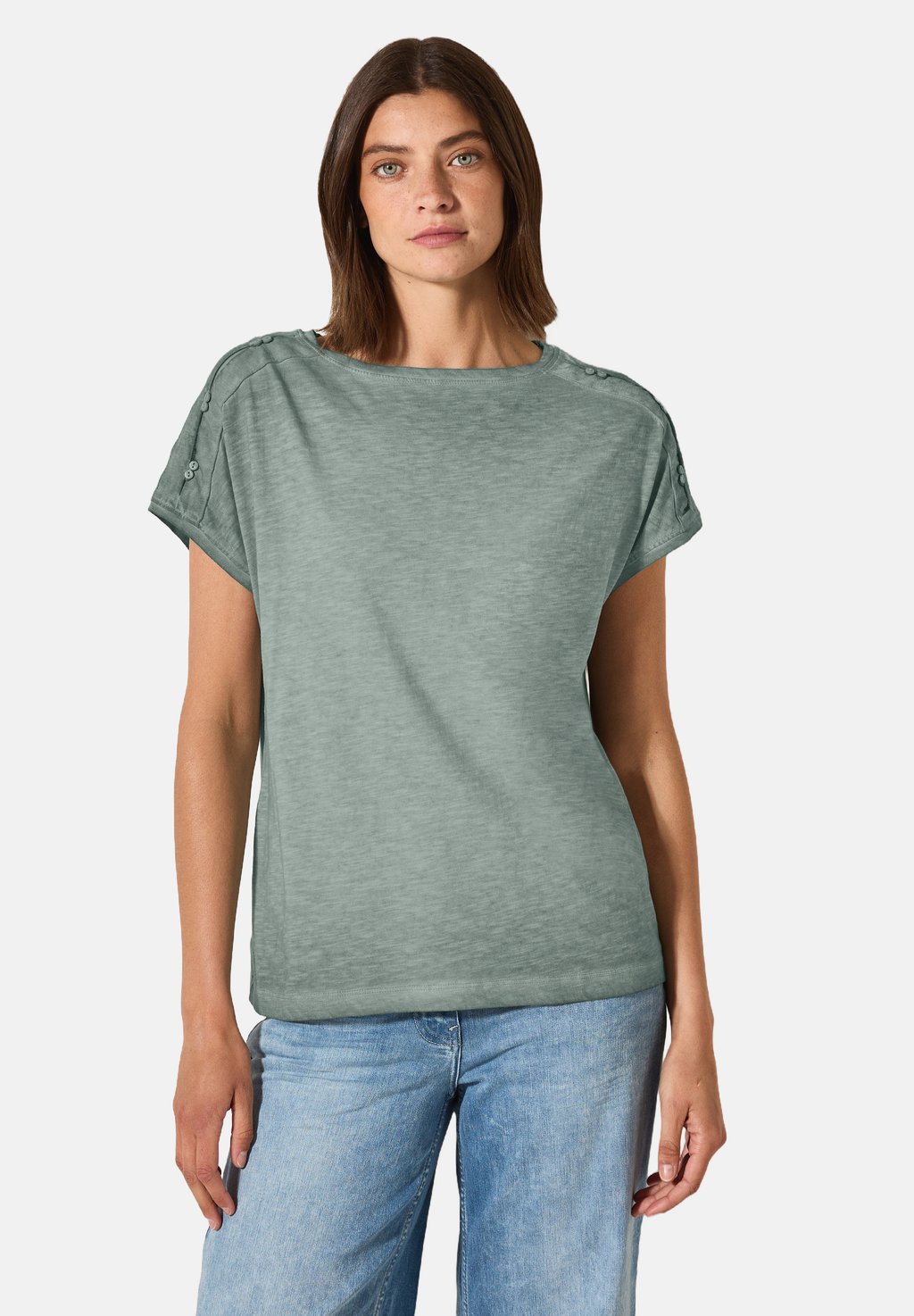 Футболка с принтом MIT KNOPFDETAIL Cecil, хаки
Футболка с принтом MIT KNOPFDETAIL Cecil, хаки