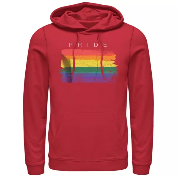 Графический худи с мазками флага гордости мужчин Licensed Character, красный
Графический худи с мазками флага гордости мужчин Licensed Character, красный