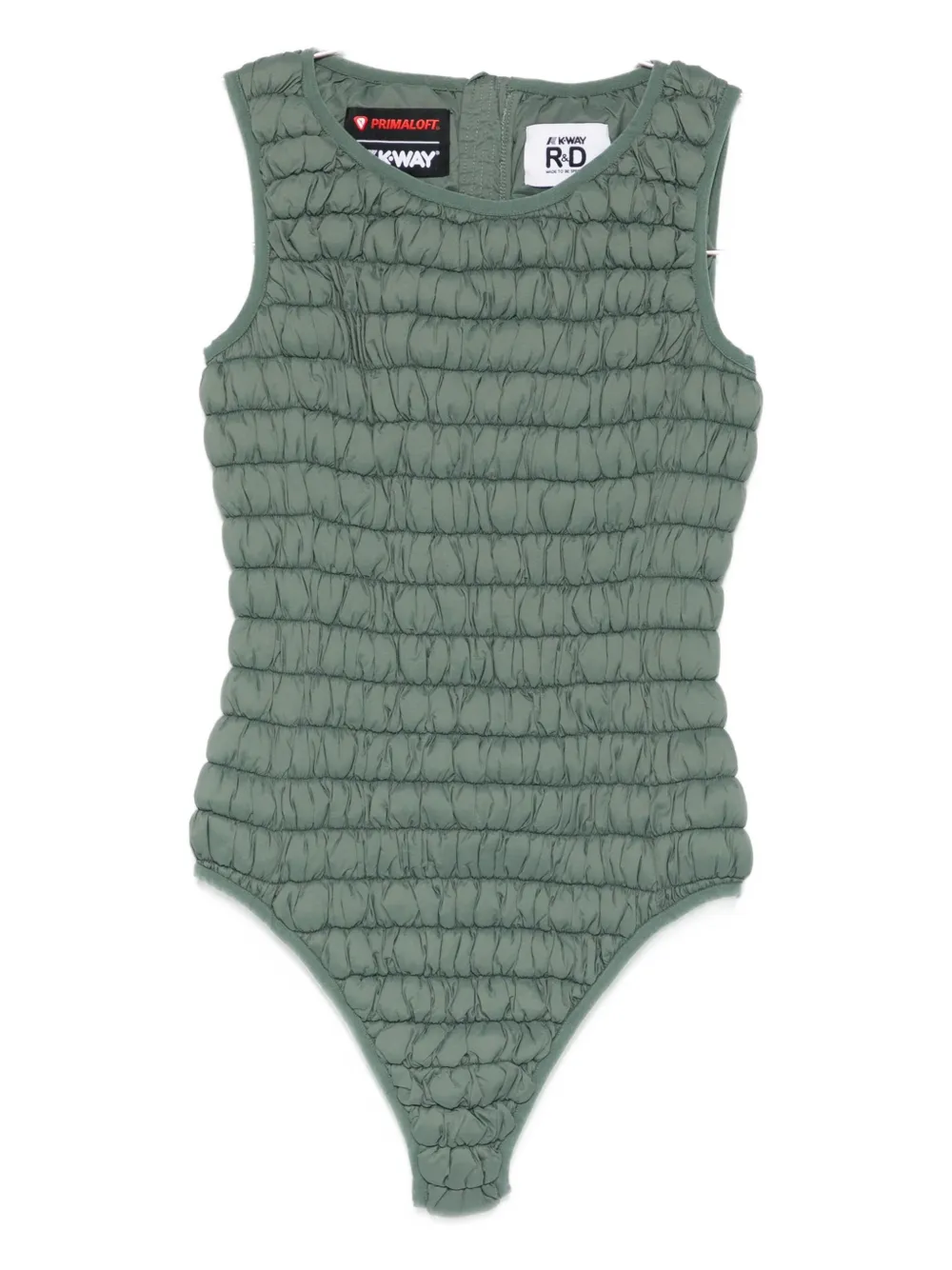 Стеганый боди K-Way, зеленый
Стеганый боди K-Way, зеленый