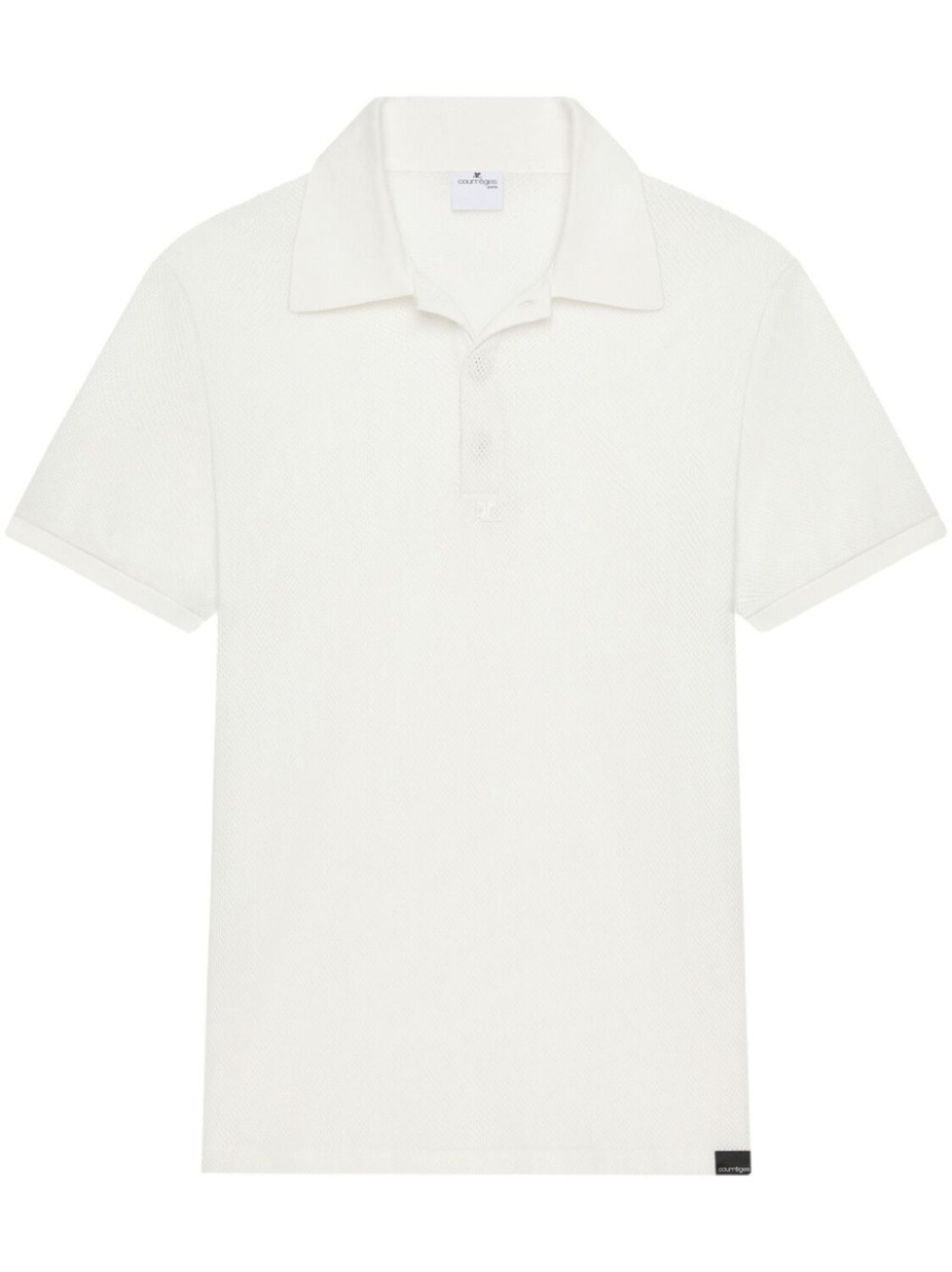 Courrèges сетчатая рубашка поло, белый
Courrèges сетчатая рубашка поло, белый