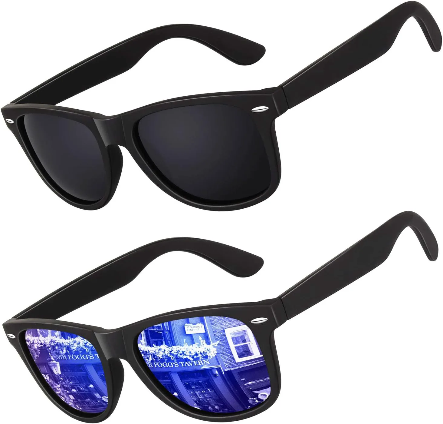 Поляризованные солнцезащитные очки LINVO для мужчин и женщин, очки для вождения, ретро-дизайн в стиле 80-х, квадратная форма, A08-matte Black Black & Blue
Поляризованные солнцезащитные очки LINVO для мужчин и женщин, очки для вождения, ретро-дизайн в стиле 80-х, квадратная форма, A08-matte Black Black & Blue