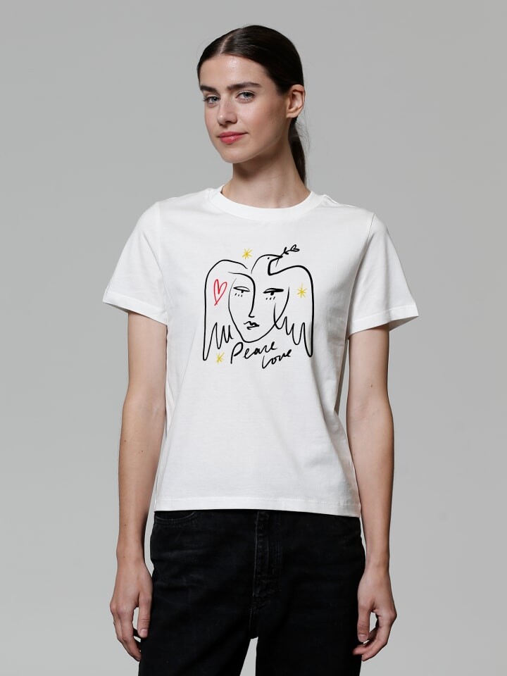 Футболка wat Apparel T-Shirt Peace Love, белый
Футболка wat Apparel T-Shirt Peace Love, белый