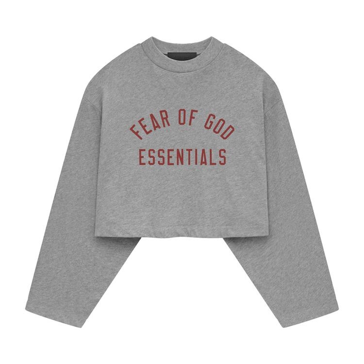 Рубашка Fear of God Essentials Tri-Blend Cropped Long-Sleeve Shirt Dark Heather, серый
Рубашка Fear of God Essentials Tri-Blend Cropped Long-Sleeve Shirt Dark Heather, серый