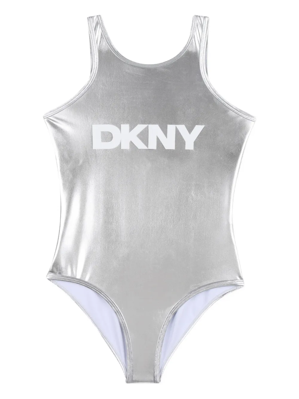 Купальник с логотипом Dkny Kids, серебряный
Купальник с логотипом Dkny Kids, серебряный
