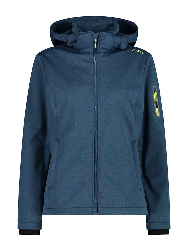 Темно-синяя куртка софтшелл CMP
Темно-синяя куртка софтшелл CMP