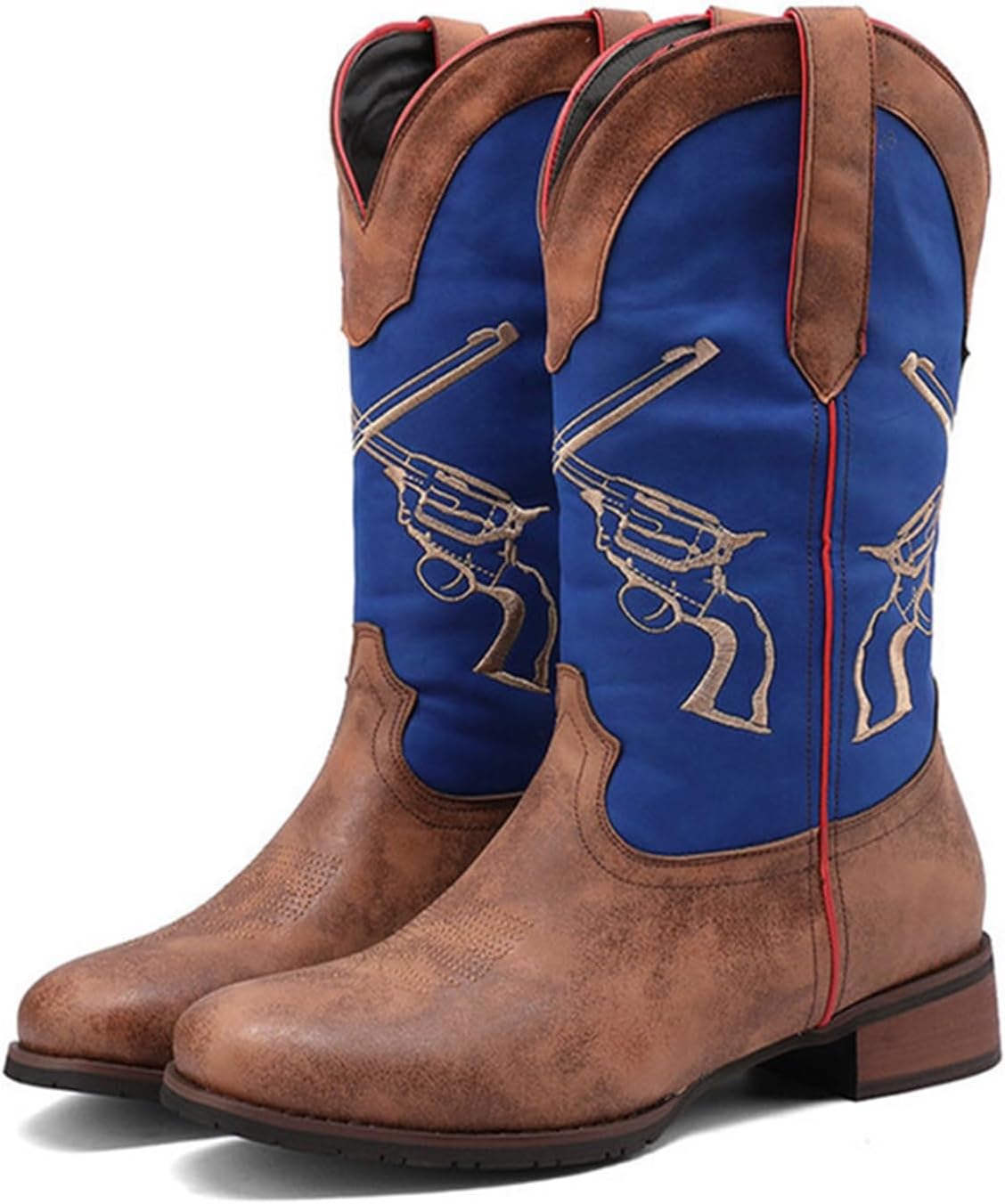 Мужские и женские ковбойские сапоги DHAEY, ретро, с вышивкой, массивный каблук, круглый носок, традиционная строчка, деревенский стиль, удобные, повседневные, легкие западные сапоги (Цвет: синий, Размер: 11 женский / 9,5 мужской)
Мужские и женские ковбойские сапоги DHAEY, ретро, с вышивкой, массивный каблук, круглый носок, традиционная строчка, деревенский стиль, удобные, повседневные, легкие западные сапоги (Цвет: синий, Размер: 11 женский / 9,5 мужской)