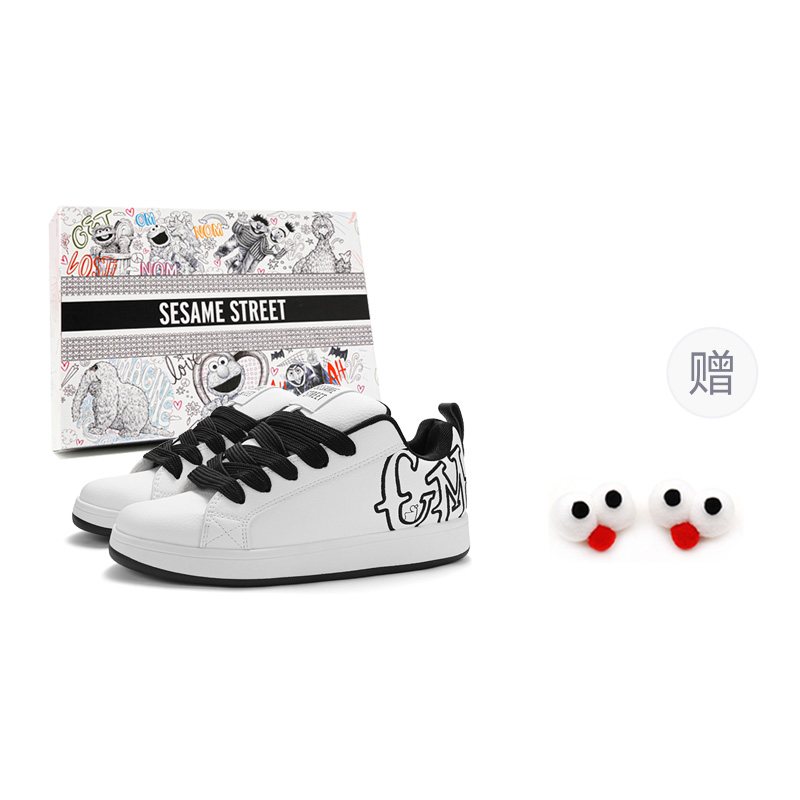 SESAME STREET Низкие скейтборд-кроссовки унисекс классические черно-белые (с пряжками), цвет Classic Black White (Includes Shoe Buckles)
SESAME STREET Низкие скейтборд-кроссовки унисекс классические черно-белые (с пряжками), цвет Classic Black White (Includes Shoe Buckles)