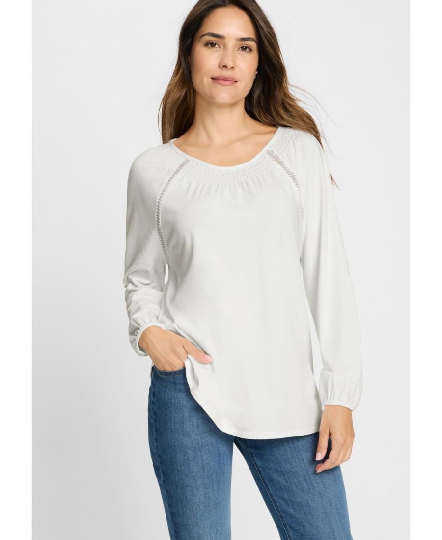 Футболка с кружевной вставкой Olsen, Off white, Белый, Футболка с кружевной вставкой Olsen, Off white
Футболка с кружевной вставкой Olsen, Off white, Белый, Футболка с кружевной вставкой Olsen, Off white