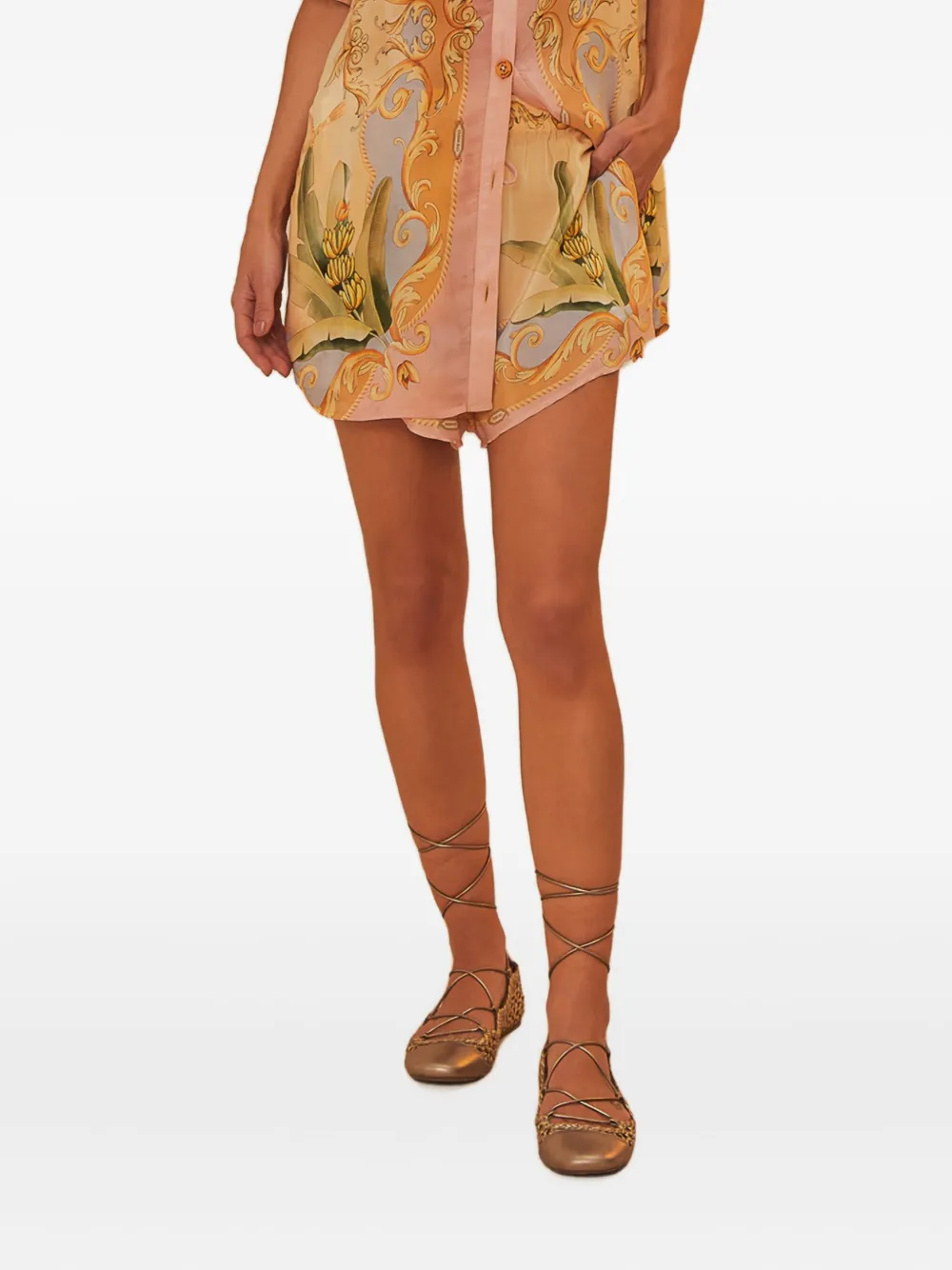 Шорты с кулиской и принтом FARM Rio, оранжевый
Шорты с кулиской и принтом FARM Rio, оранжевый