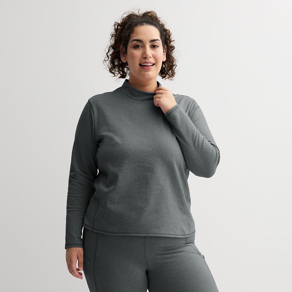 Теплый топ с воротником-стойкой Tek Gear больших размеров TEKGEAR, цвет Charcoal
Теплый топ с воротником-стойкой Tek Gear больших размеров TEKGEAR, цвет Charcoal