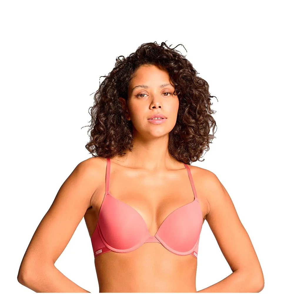 Бюстгальтер Puma Hang Push Up, розовый
Бюстгальтер Puma Hang Push Up, розовый