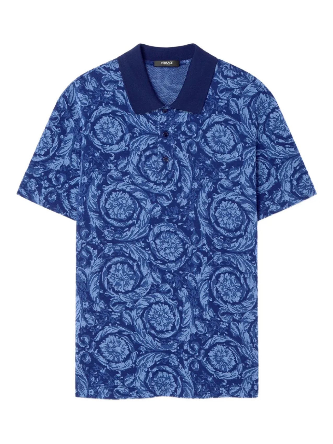 Versace рубашка поло с узором Barocco, синий
Versace рубашка поло с узором Barocco, синий