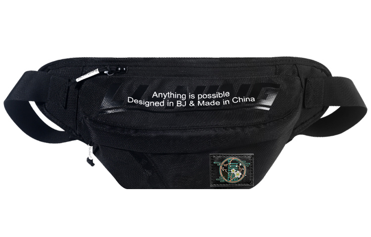 LINING Тканевый поясной кошелек мужской черный 
LINING Тканевый поясной кошелек мужской черный