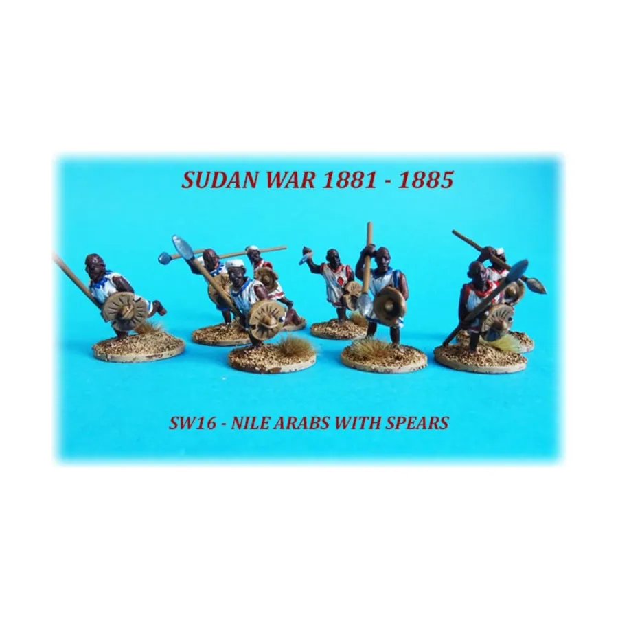 Нильские арабы со Спирс, Sudan War 1881-1885 (28mm)
Нильские арабы со Спирс, Sudan War 1881-1885 (28mm)