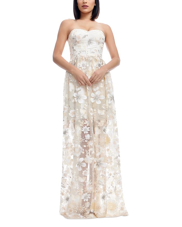 Платье Audrina без бретелей с цветочным принтом Dress the Population, слоновая кость/кремовый
Платье Audrina без бретелей с цветочным принтом Dress the Population, слоновая кость/кремовый