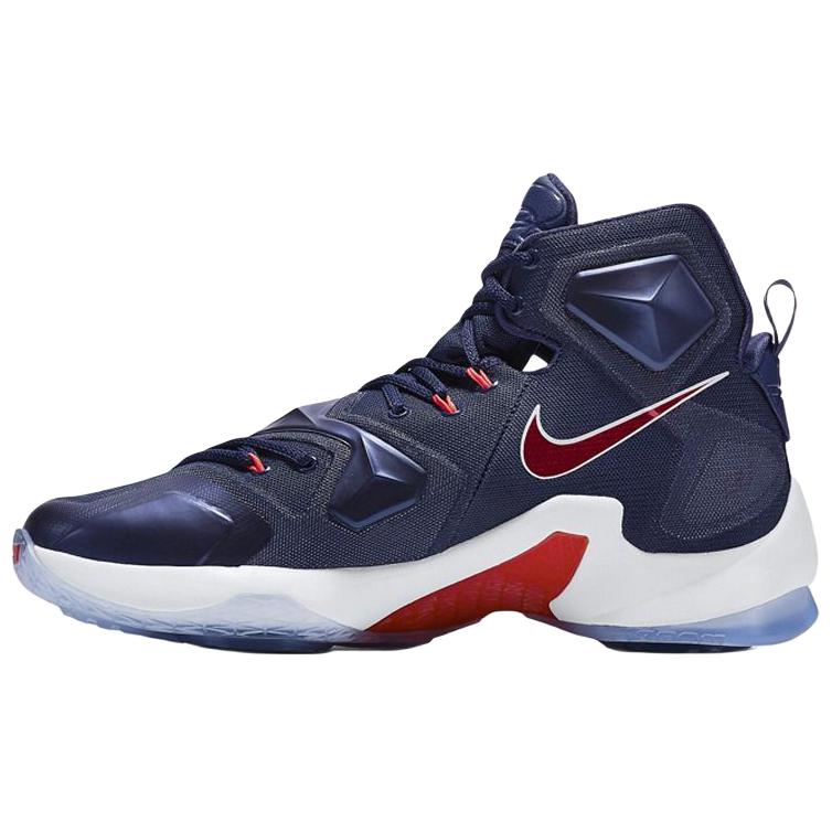 Nike Кроссовки баскетбольные мужские высокие Lebron 13 Slip Resistant Abrasion Resistant Marine Blue
Nike Кроссовки баскетбольные мужские высокие Lebron 13 Slip Resistant Abrasion Resistant Marine Blue