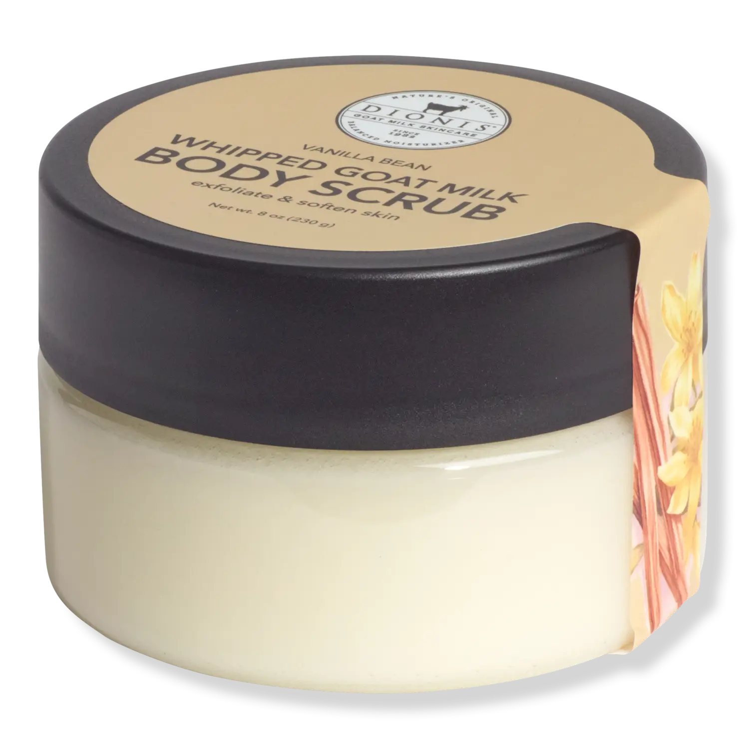 Скраб для тела из взбитого козьего молока Dionis, Vanilla Bean
Скраб для тела из взбитого козьего молока Dionis, Vanilla Bean