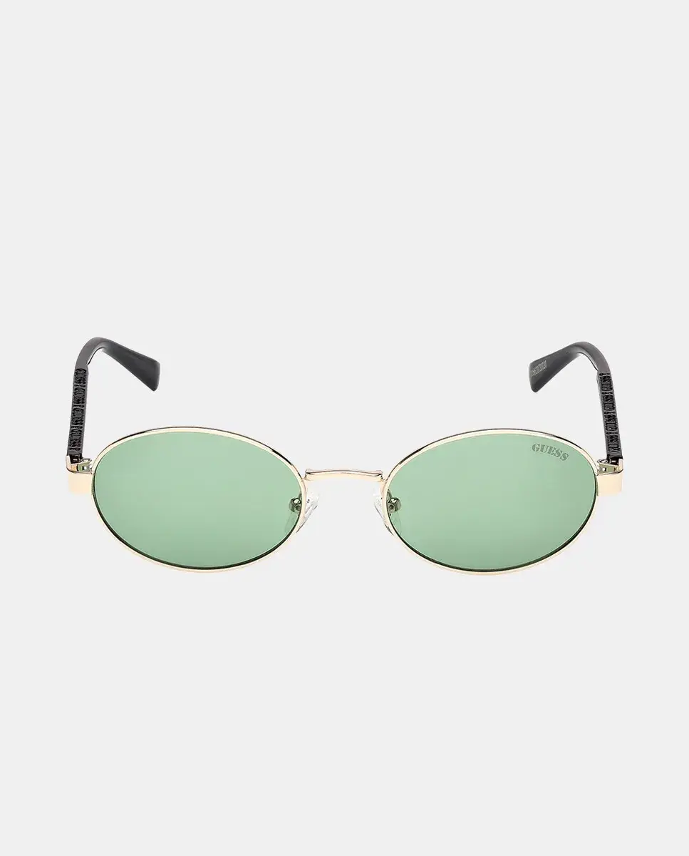 Унисекс овальные металлические солнцезащитные очки Guess, золотой
Унисекс овальные металлические солнцезащитные очки Guess, золотой
