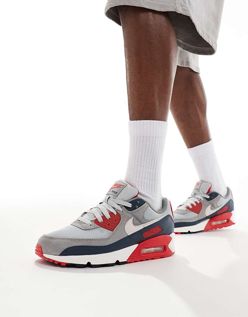 Кроссовки Nike Air Max 90 серого и красного цветов, Красный, Кроссовки Nike Air Max 90 серого и красного цветов
Кроссовки Nike Air Max 90 серого и красного цветов, Красный, Кроссовки Nike Air Max 90 серого и красного цветов