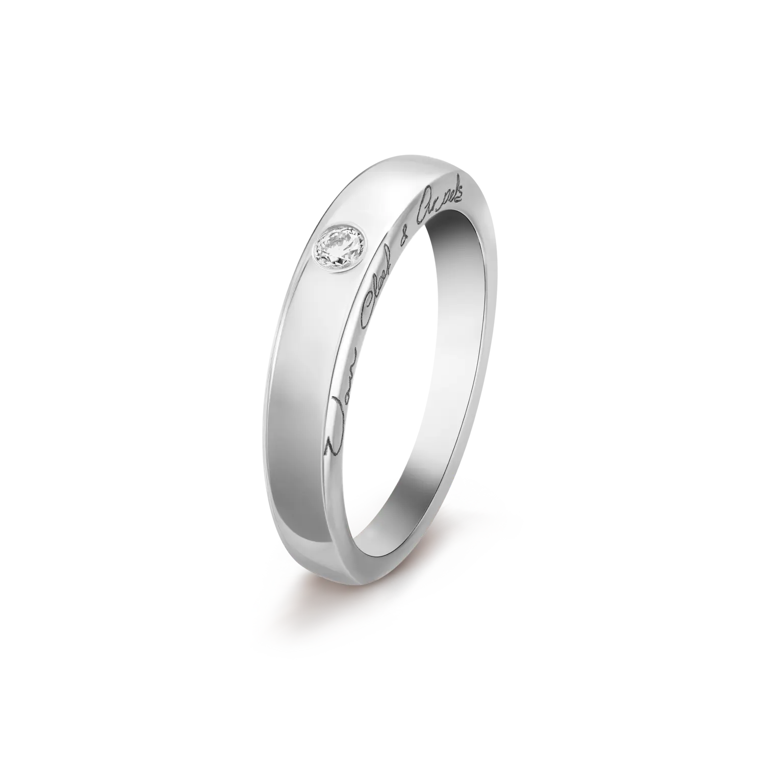 Обручальное кольцо Van Cleef & Arpels New York, платина, бриллиант
Обручальное кольцо Van Cleef & Arpels New York, платина, бриллиант