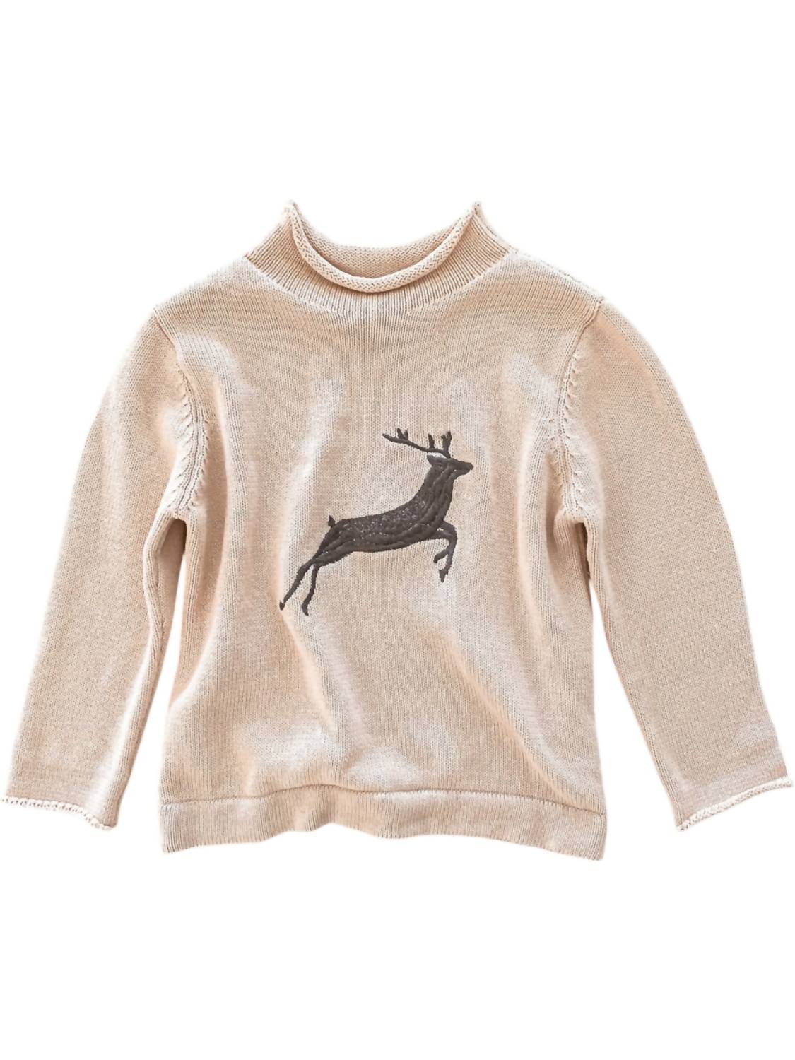 Детский свитер с вышитым оленем в кремовом цвете Velvet Fawn
Детский свитер с вышитым оленем в кремовом цвете Velvet Fawn