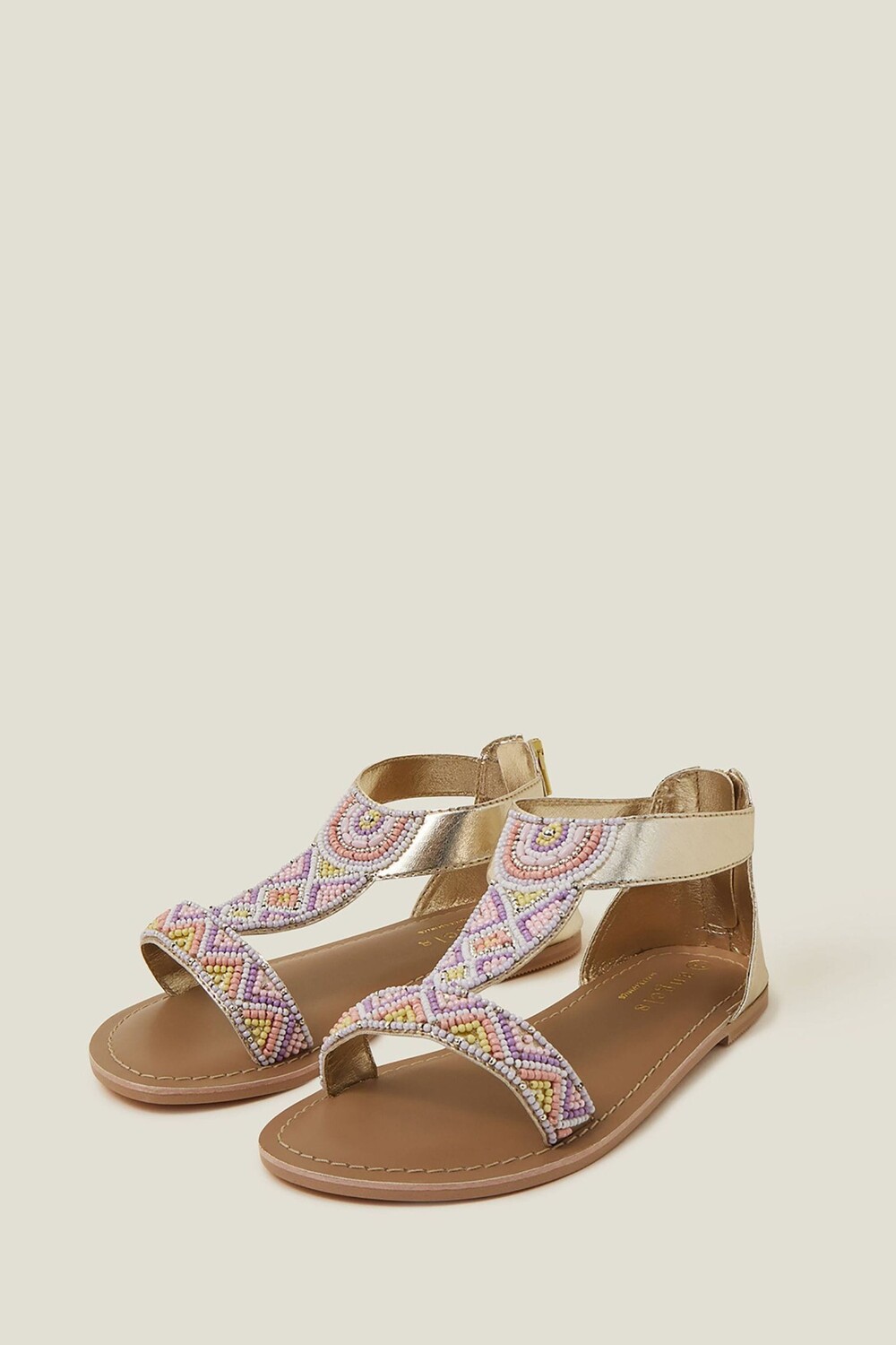 Сандалии для девочек с бриллиантами и бисером Angels By Accessorize, фиолетовый
Сандалии для девочек с бриллиантами и бисером Angels By Accessorize, фиолетовый