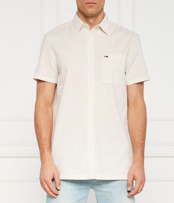 Рубашка мужская Tommy Jeans с коротким рукавом, бежевый
Рубашка мужская Tommy Jeans с коротким рукавом, бежевый