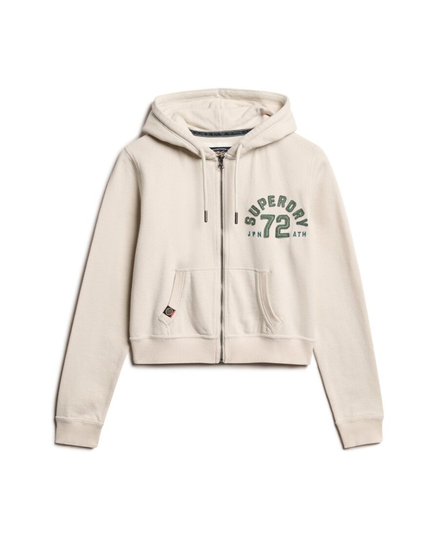 Толстовка с капюшоном на молнии Superdry, зеленый
Толстовка с капюшоном на молнии Superdry, зеленый