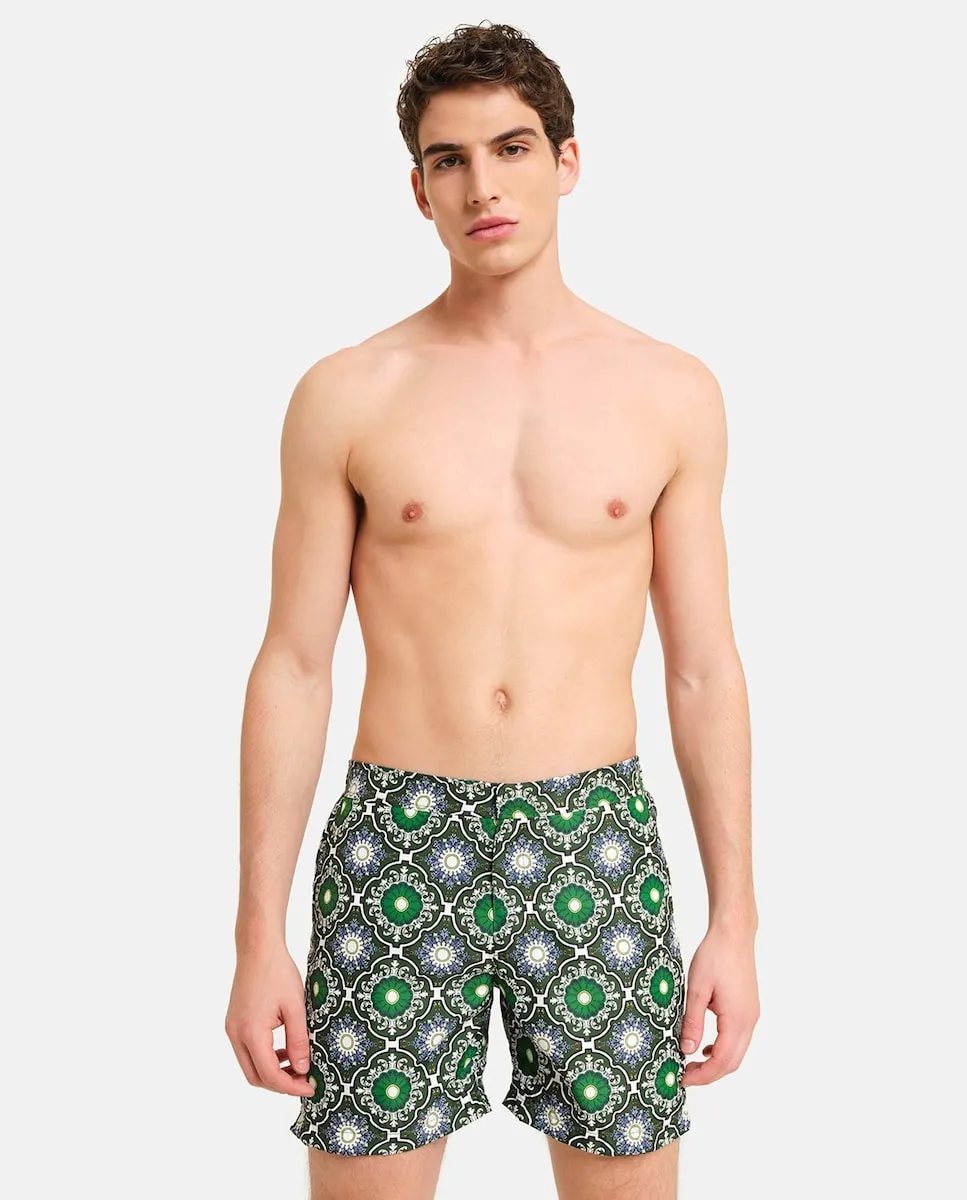 Мужские шорты-бермуды для плавания зеленого цвета PENINSULA, зеленый
Мужские шорты-бермуды для плавания зеленого цвета PENINSULA, зеленый