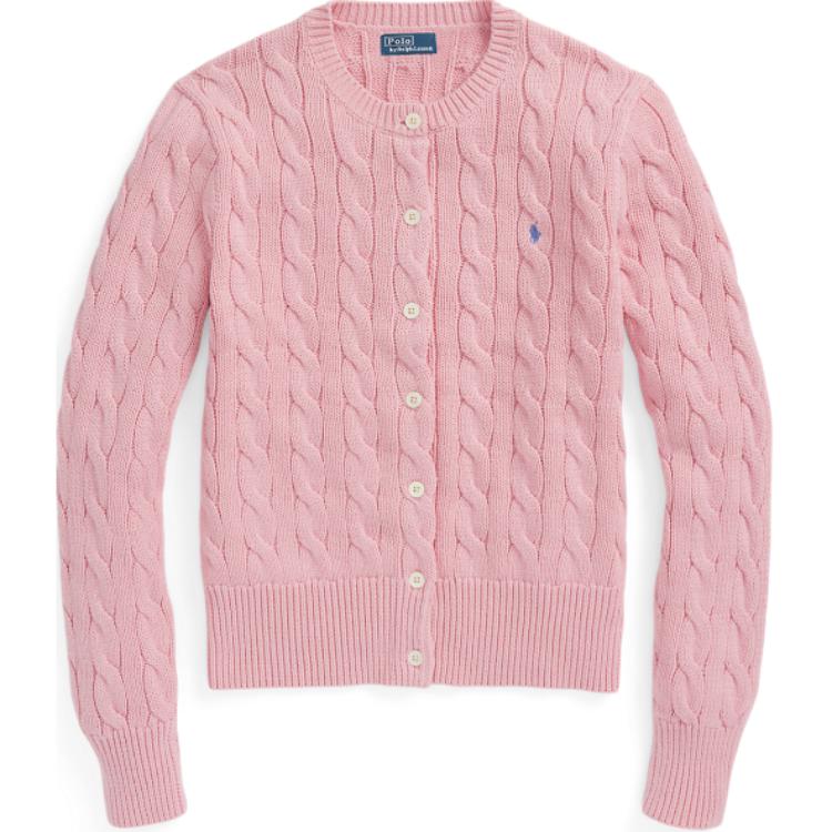 Кардиган с косой вязкой Polo Ralph Lauren, розовый
Кардиган с косой вязкой Polo Ralph Lauren, розовый