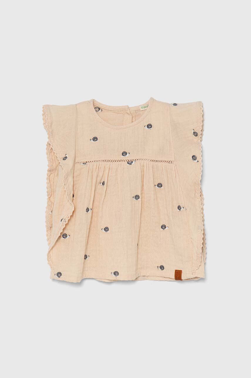 Хлопковый топ для малышей United Colors of Benetton, бежевый
Хлопковый топ для малышей United Colors of Benetton, бежевый