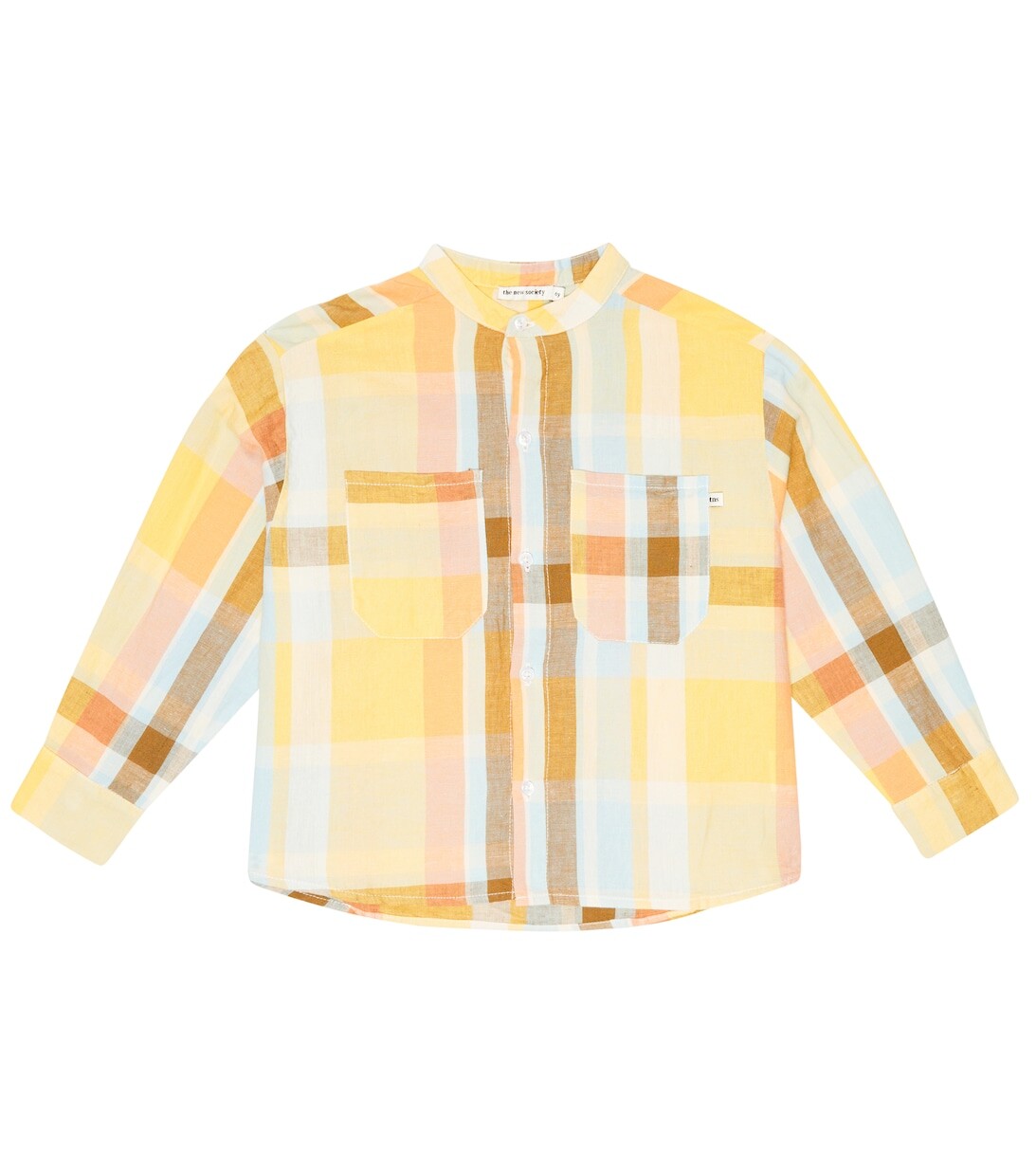 Клетчатый топ Roberta из хлопка и льна The New Society, разноцветный
Клетчатый топ Roberta из хлопка и льна The New Society, разноцветный