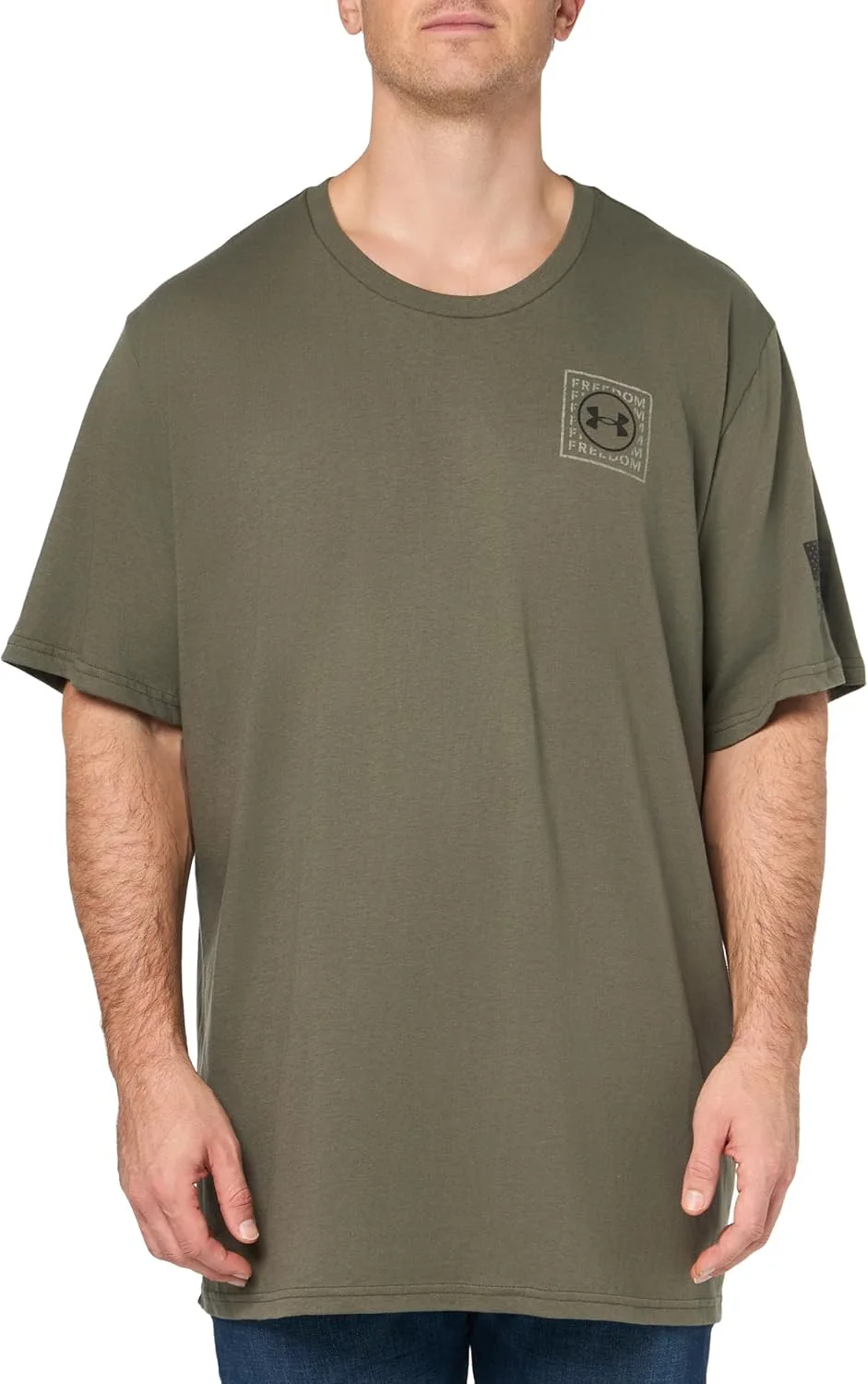 Under Armour Men's Freedom Snake Short Sleeve T Shirt, (390) Marine OD Green / / Black
Under Armour Men's Freedom Snake Short Sleeve T Shirt, (390) Marine OD Green / / Black