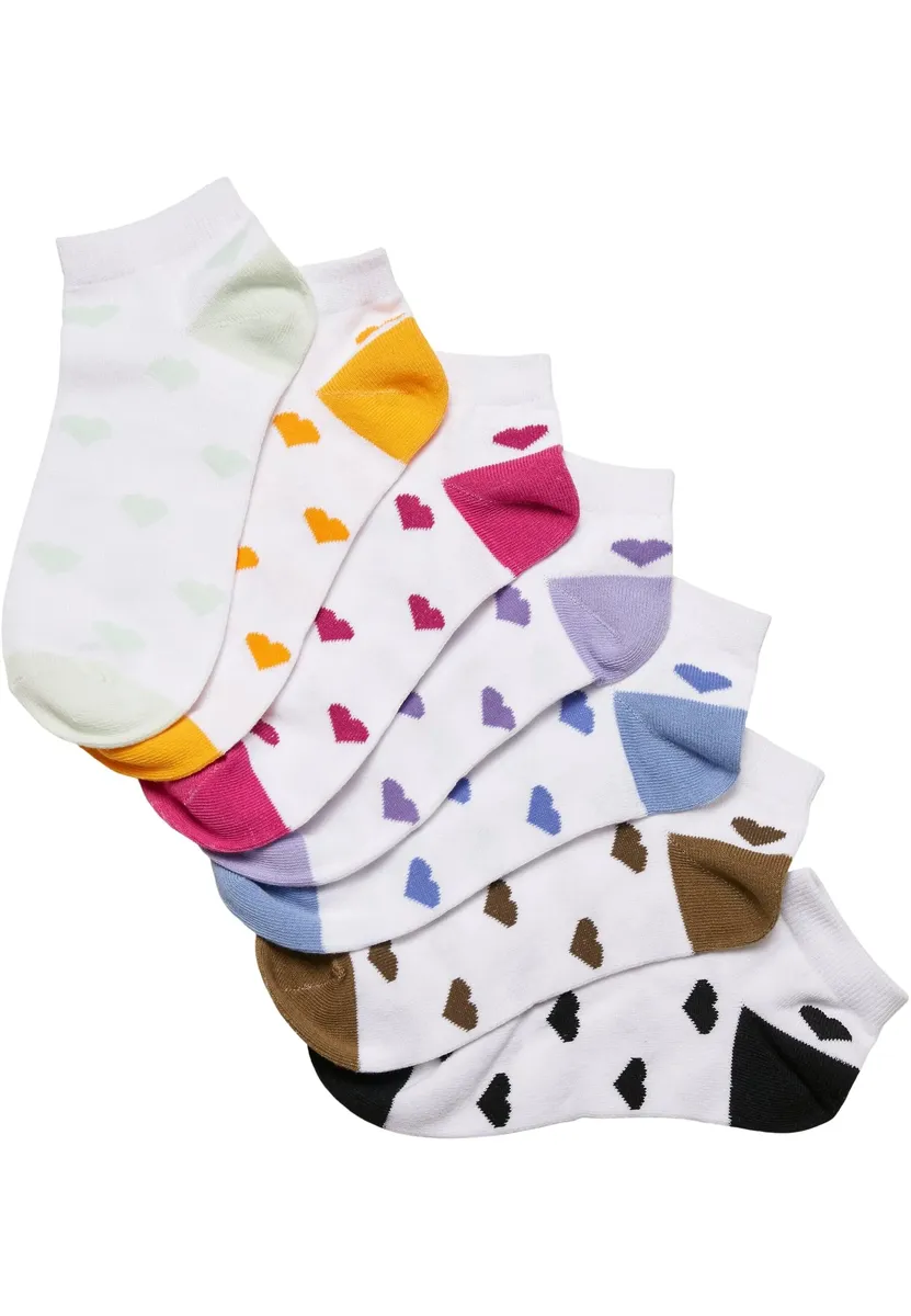 Базовые носки URBAN CLASSICS " Urban Classics Unisex Recycled Yarn Heart Sneaker Socks, 7-Pack" (1 пара), цвет Multicolor
Базовые носки URBAN CLASSICS " Urban Classics Unisex Recycled Yarn Heart Sneaker Socks, 7-Pack" (1 пара), цвет Multicolor