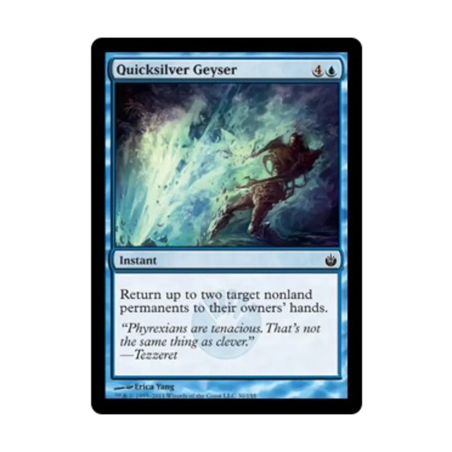CCG Ртутный гейзер (С) (фольга), MTG - Mirrodin Besieged
CCG Ртутный гейзер (С) (фольга), MTG - Mirrodin Besieged