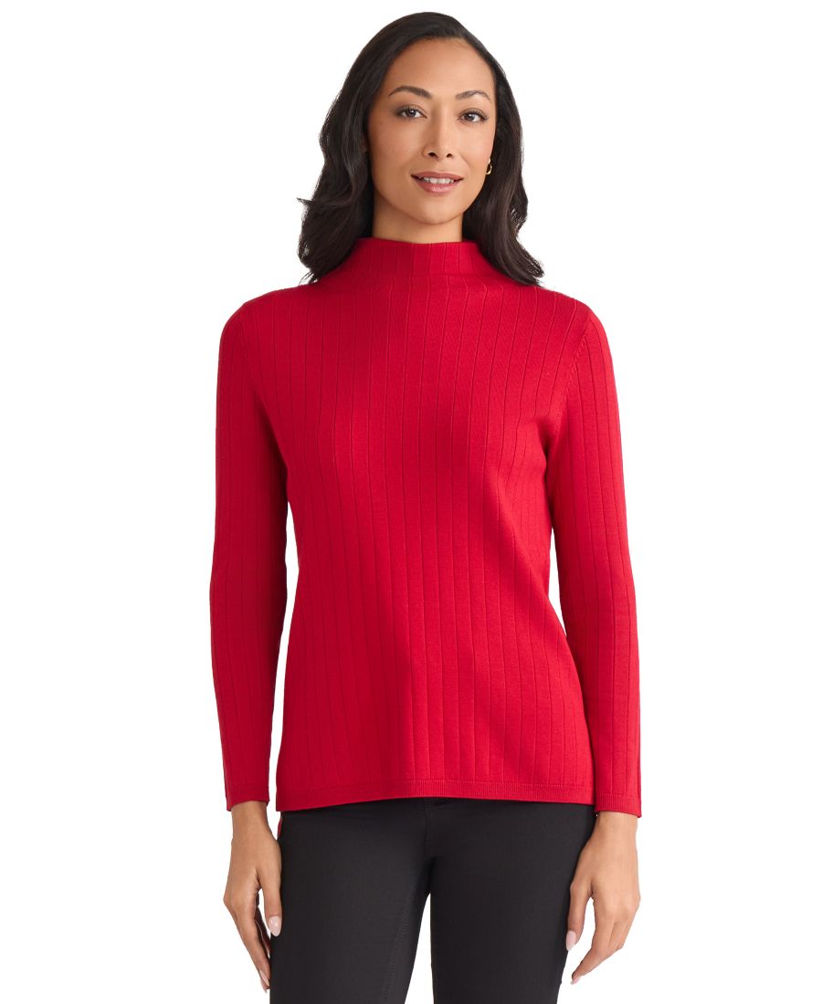 Небольшой свитер с широким ребристым воротником-стойкой Jones New York, Venetian Red
Небольшой свитер с широким ребристым воротником-стойкой Jones New York, Venetian Red
