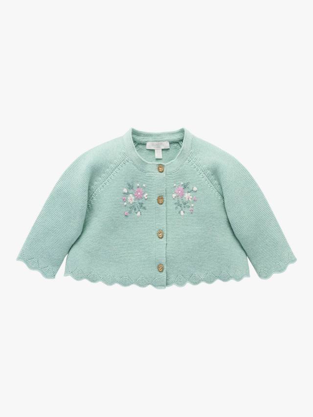 Детский кардиган из шерстяной смеси с вышивкой Purebaby, Sage Melange
Детский кардиган из шерстяной смеси с вышивкой Purebaby, Sage Melange